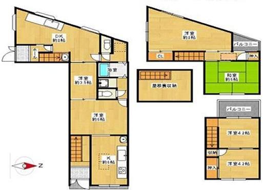 大阪市北区浮田１丁目　中古戸建