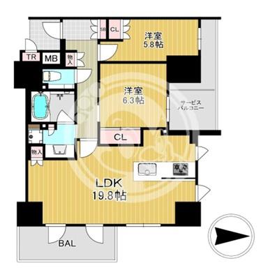 ジオタワー新町