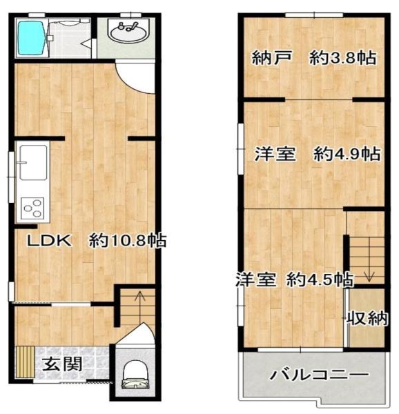 大阪市城東区新喜多2丁目　中古戸建