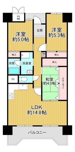 昭和山第三コーポ2号棟
