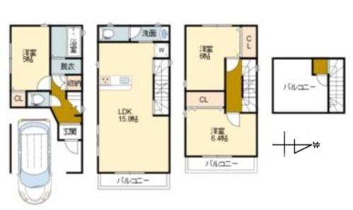 大阪市西淀川区中島1丁目　中古戸建