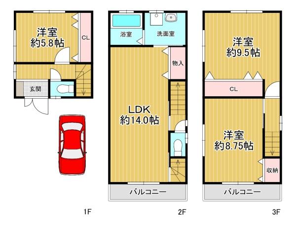 大阪市大正区南恩加島３丁目の中古一戸建て