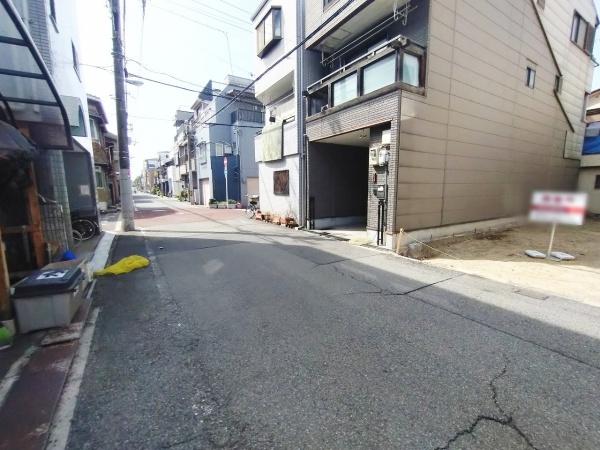 大阪市大正区泉尾4丁目の土地(前面道路含む現地写真)