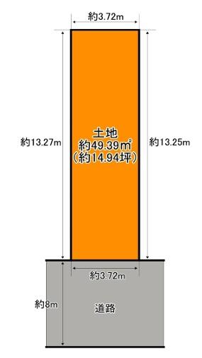 大阪市大正区鶴町3丁目　売土地①号地