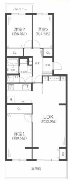 リバーサイドともぶち第一住宅19号棟