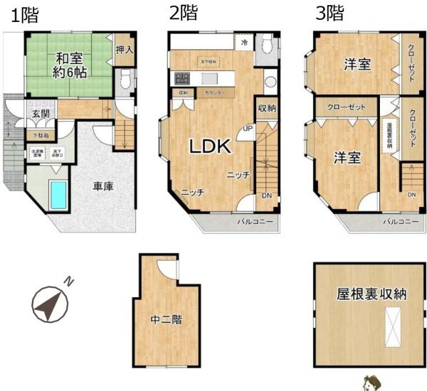 大阪市淀川区加島１丁目の中古一戸建て