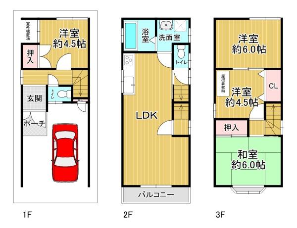 大阪市大正区南恩加島１丁目の中古一戸建て