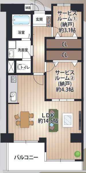 南堀江三洋ハイツ
