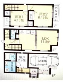 大阪市港区市岡３丁目の新築一戸建