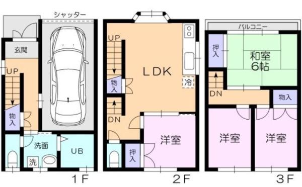大阪市城東区中浜2丁目　中古戸建