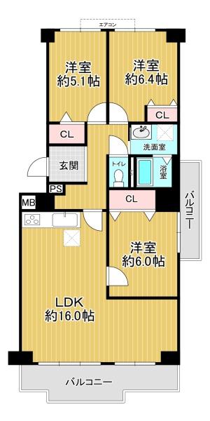 六甲グランドヒルズ壱号館西棟