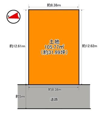 大阪市大正区南恩加島6丁目　売土地
