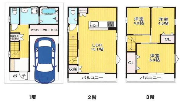 大阪市港区八幡屋2丁目　新築戸建