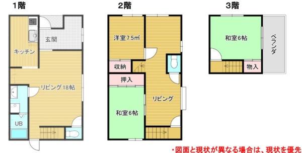 大阪市東淀川区上新庄3丁目　中古戸建
