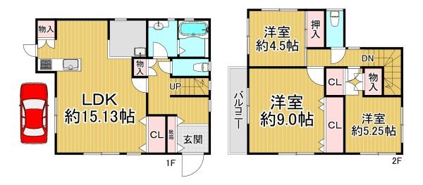 垂水区北舞子4丁目　中古戸建