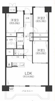 昭和山第３コーポ１号棟