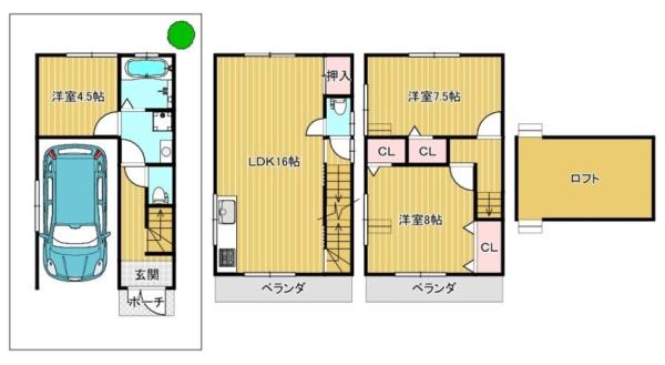 大阪市都島区高倉町3丁目　中古戸建