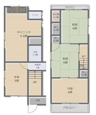 大阪市大正区南恩加島2丁目　中古戸建