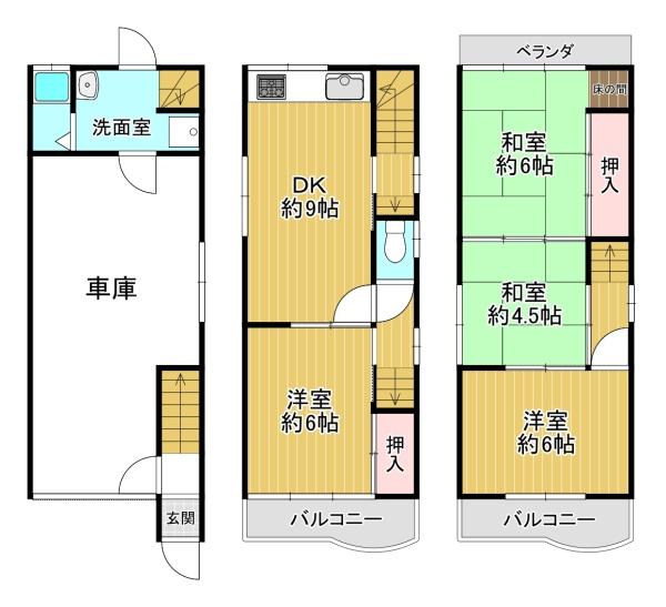大阪市大正区平尾5丁目　中古戸建