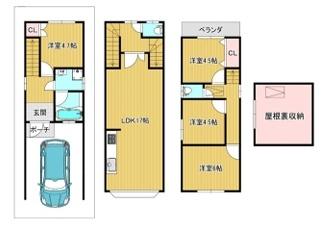 大阪市大正区小林東２丁目の中古一戸建て