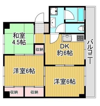 新北野第一コーポA棟