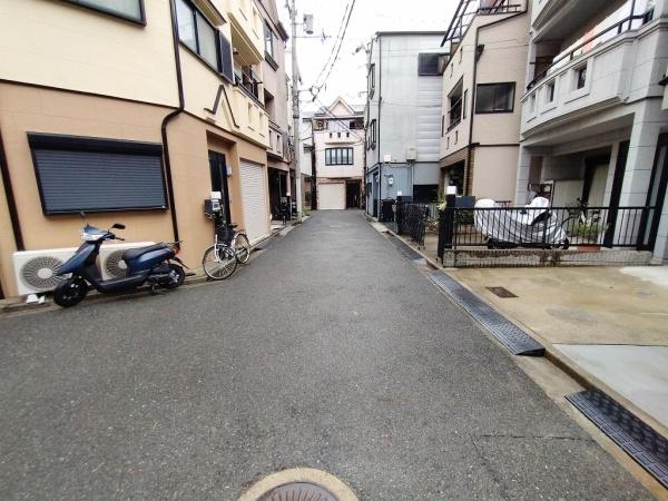 大阪市東淀川区南江口3丁目の中古一戸建て(前面道路含む現地写真)