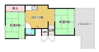 難波シティハイツ(間取り)