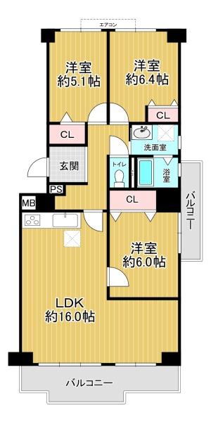 六甲グランドヒルズ壱号館西棟