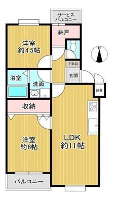 深江橋コーポF棟