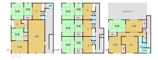 大阪市此花区梅香丁目　一棟アパート