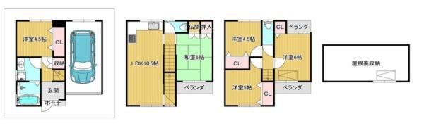 大阪市東淀川区下新庄2丁目　中古戸建