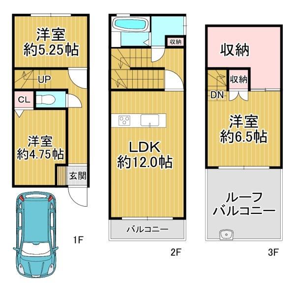 大阪市港区八幡屋4丁目　中古戸建