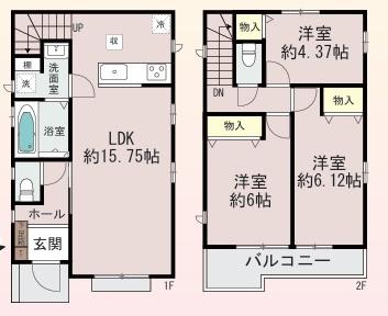 大阪市鶴見区中茶屋1丁目 B号棟 新築戸建
