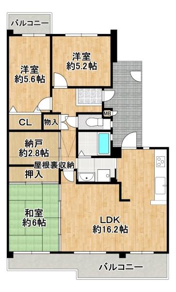 北助松第二次団地5棟