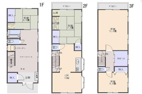 大阪市城東区野江４丁目の中古一戸建て