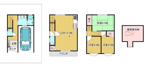 大阪市西淀川区御幣島4丁目　中古戸建