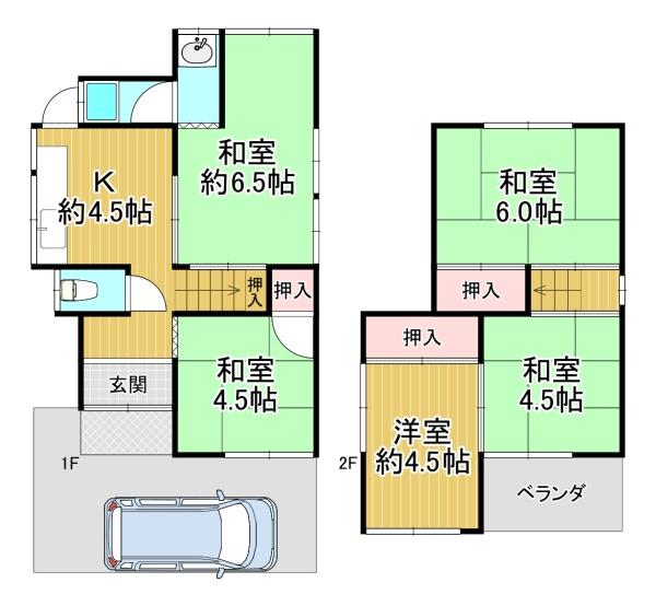 伊丹市美鈴町３丁目の中古一戸建て