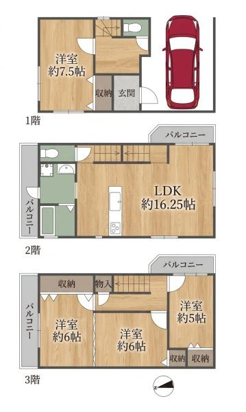 大阪市鶴見区茨田大宮３丁目の中古一戸建