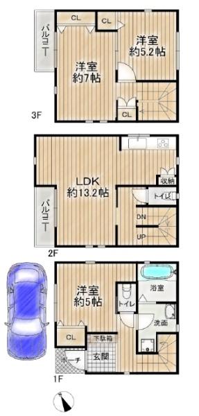 大阪市西淀川区姫里２丁目　新築戸建