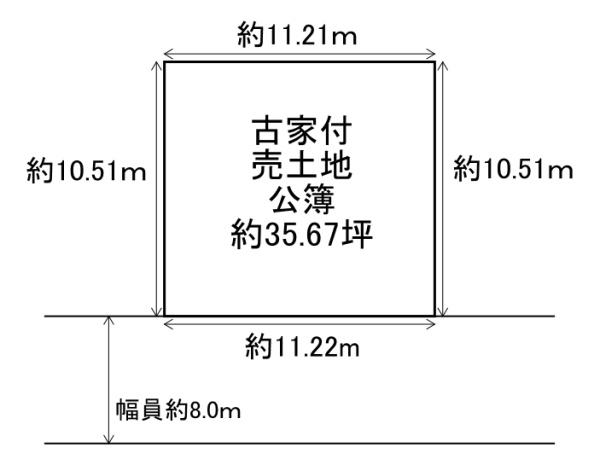 大阪市大正区平尾5丁目　古家付き売土地