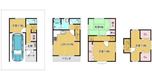 大阪市東淀川区瑞光2丁目 中古戸建
