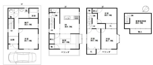 大阪市東淀川区豊新1丁目　中古戸建