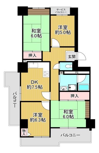 佃第3コーポ6号棟