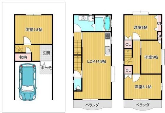 大阪市淀川区十三東4丁目　中古戸建