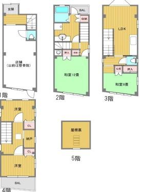 大阪市西区九条1丁目　店舗兼住居ビル