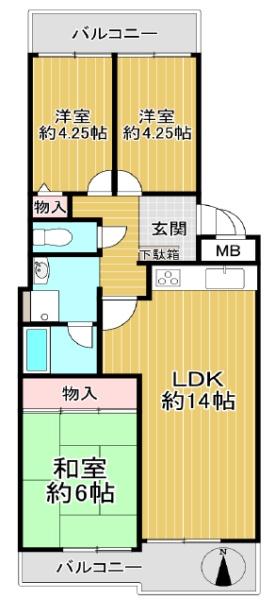 シャルマンコーポ伊丹2号棟