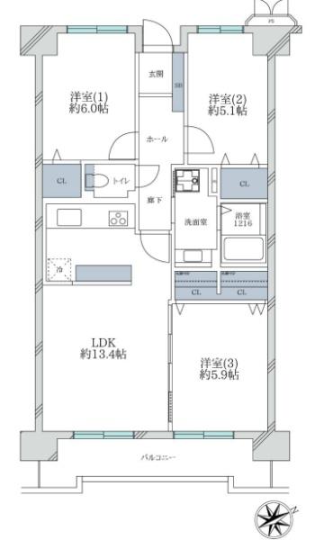 山田西C団地A1棟