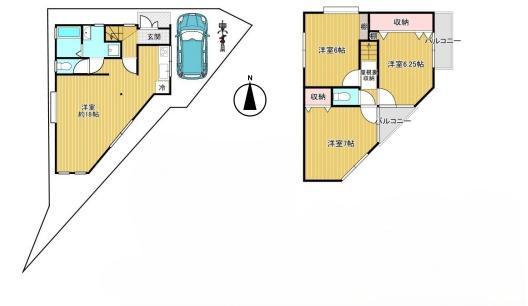 吹田市山田東1丁目 中古戸建