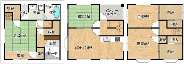 摂津市鳥飼野々3丁目　中古戸建