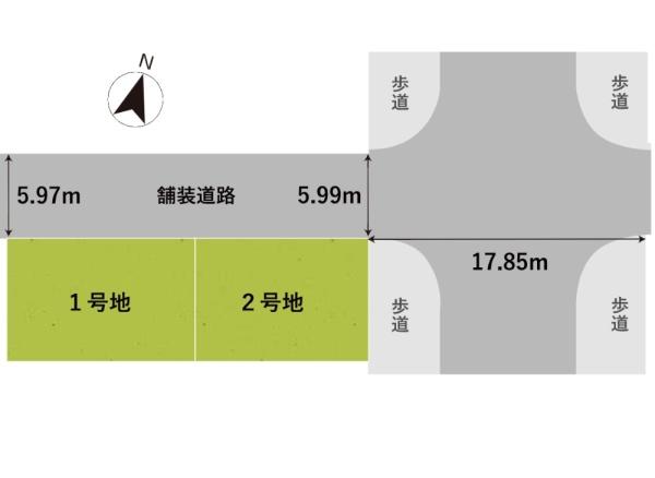 伊丹市野間1丁目2号地　売土地